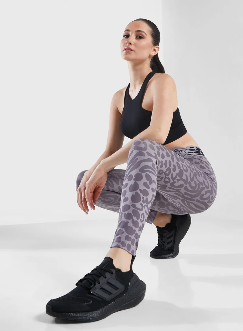 New Balance Relentless Crossover Printed High Rise 7/8 Tights