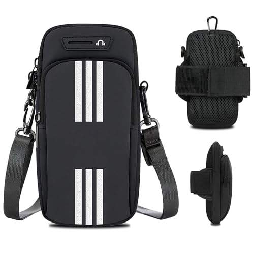 MTROYALDIA Arm Bag Cell Phone Armband Holder for Running Armband Purse Crossbody for Hiking, Jogging,Suit for Mostly Phone Mini Pouch - Image 1