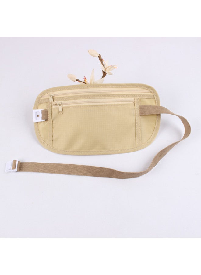 Personal Waist Bag Outdoor Bag Sports Mobile Phone Bag Invisible Anti-theft Certificate Waist Bag For Men And Women-Color:Black - Image 2