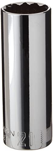 CRAFTSMAN Deep Socket, Metric, 1/2-Inch Drive, 21mm, 12-Point (CMMT44447) - Image 5