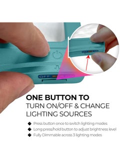MagniPros See Things Differently 5X Large Led Page Magnifier With 3 Color Lighting Modes & Antiglare Lens To Reduce Eye Strainperfect For Small Prints For Aging Eyes Low Vision And Seniors  - Image 4