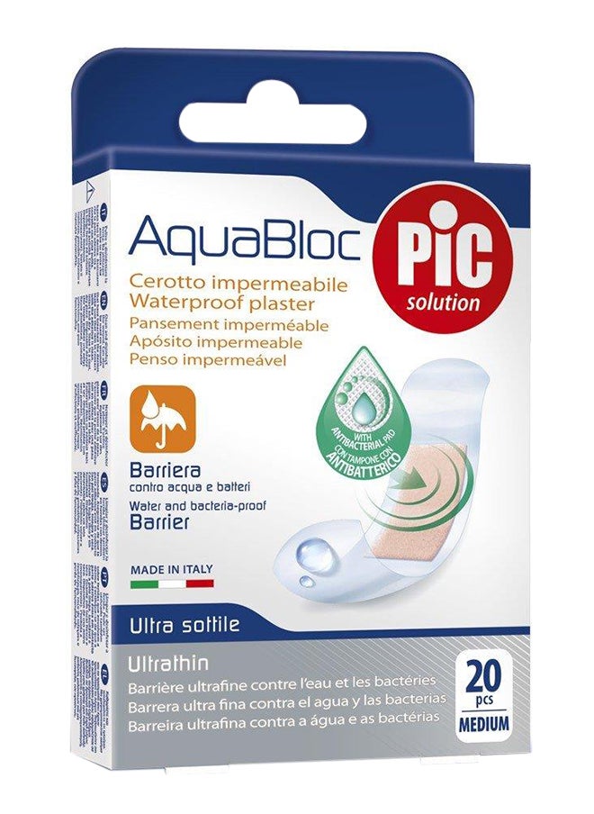 PIC Pic Aquabloc Plaster Med 20S 
