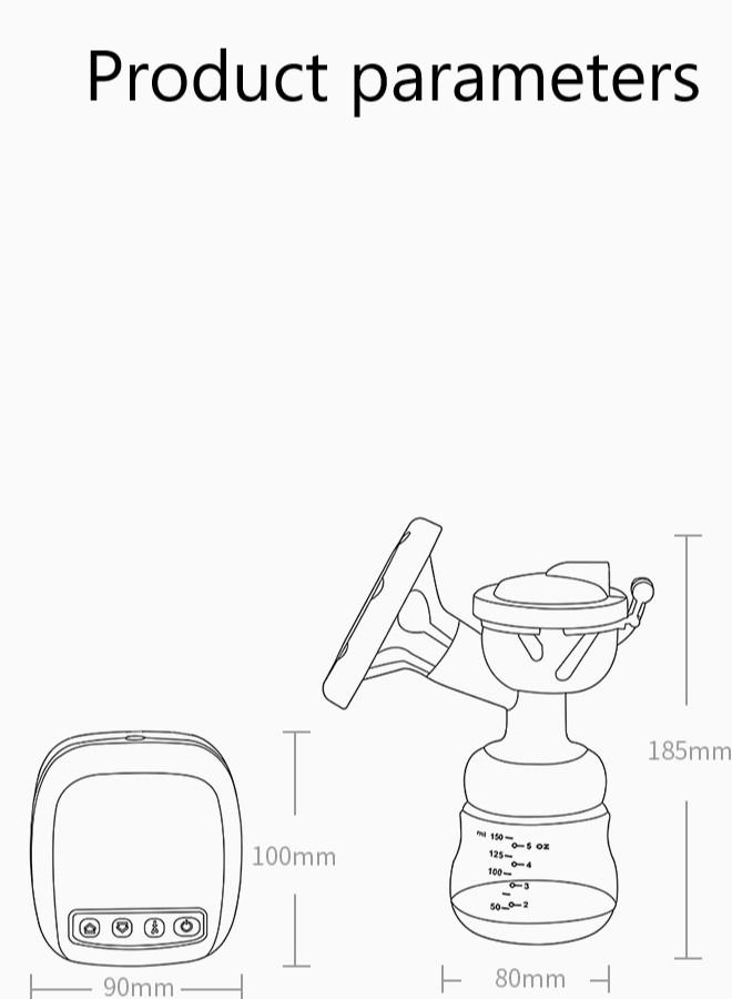 الأزرق جي دبليو الكهربائية مع جهاز شفط الحليب والتدليك 2 طرق 9-150ml ( الأزرق ) - Image 3