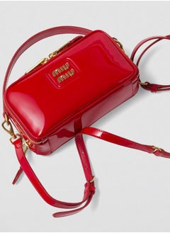 Miu Miu miu Leather and Patent Shoulder Bag  - Image 4