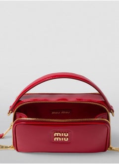 Miu Miu miu Leather and Patent Shoulder Bag  - Image 5