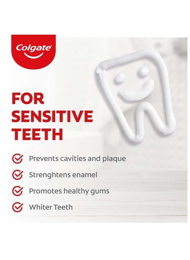 Colgate معجون أسنان للحماية اليومية الحساسة، عبوة مكونة من 160 جرام (80 جرام × 2)، تم تطويره خصيصًا للأسنان الحساسة واللثة الصحية، معجون أسنان للوقاية من التسوس واللويحات - Image 5