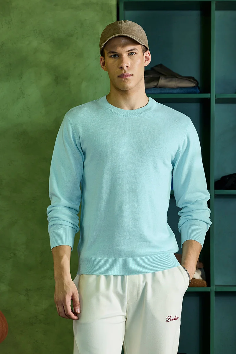 SNITCH Solid Slim Fit Sweater