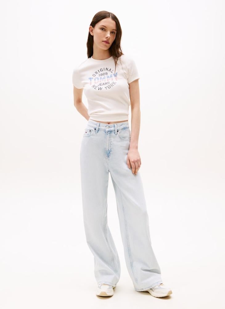 TOMMY JEANS Graphic Crew Neck T-Shirt - Image 3