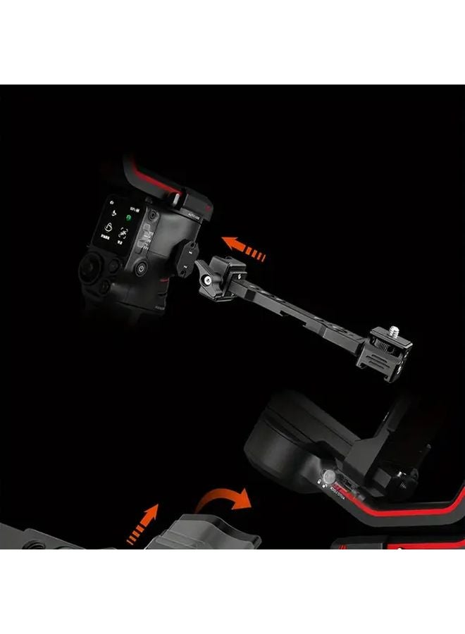 DJI RS3 Gimbal Monitor Stand Black Multi Functional Extension Bracket for Flash Microphone - Image 5