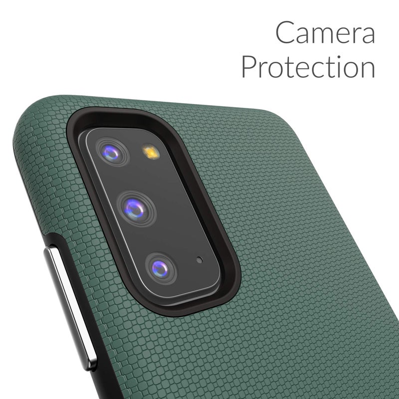 Crave Dual Guard for Samsung Galaxy S20 Case, Shockproof Protection Dual Layer Case for Samsung Galaxy S20, S20 5G - Forest Green - Image 3
