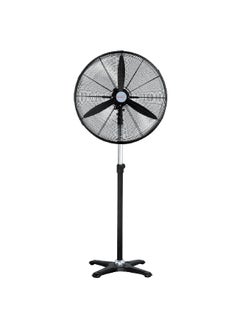 240W 3-Speed Heavy Duty Industrial Pedestal Fan Black 76 cm DF750-T-ST