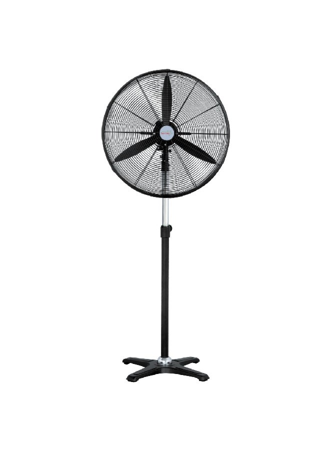 StarTech - 240W 3-Speed Heavy Duty Industrial Pedestal Fan Black 76 cm DF750-T-ST - Image 1