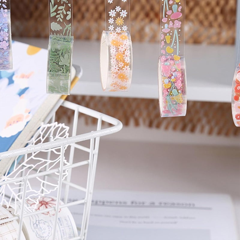 شريط زخرفي من ديزي منتصف الصيف 5 لفات 15 مم × 2 م ملصقات سكرابوكينغ زهرية لمخطط المجلة - Image 5