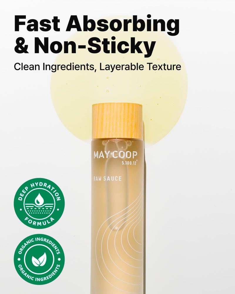 MAY COOP Moisture Essence Toner â€“ Korean Hydrating & Nourishing Skincare for Dry Sensitive Skin with Wildcrafted Centella Asiatica, Rice Water & Birch Bark â€“ Fast-Absorbing Texture â€“ 5.07 fl. oz. - Image 5