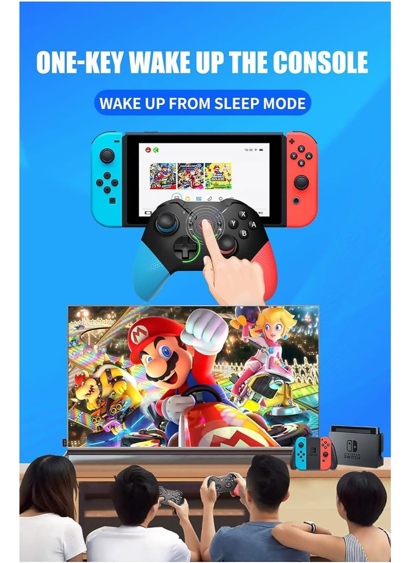Generic - Wireless Game Controller for Switch/Lite/OLED - Pro Joystick with Gyro Axis, Turbo Dual Shock, and Wake-Up Function for Enhanced Gaming Experience. - Image 1