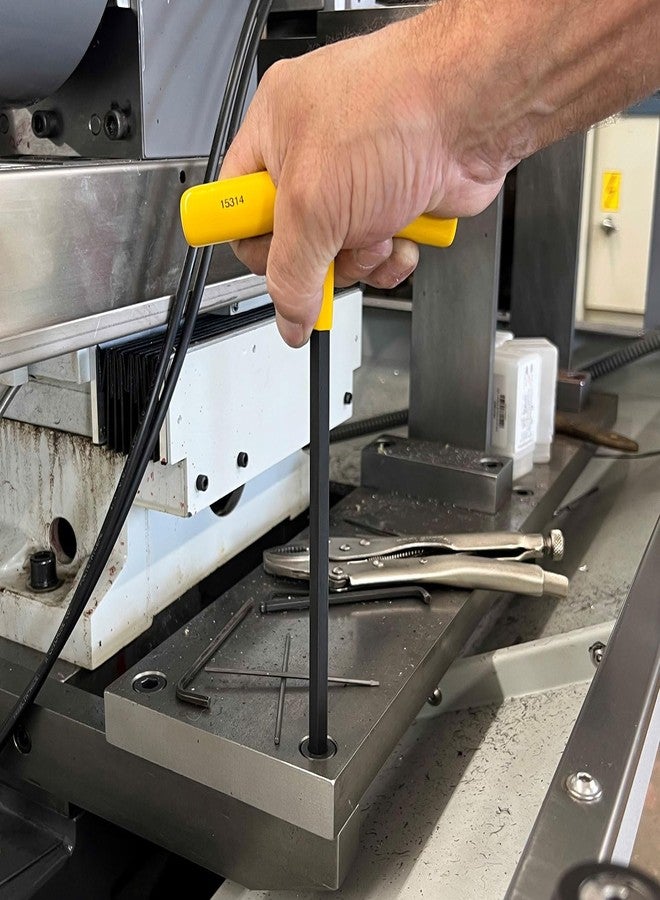 بوندهص Bondhus 15390 بطول 9 بوصات، مقابض سداسية على شكل حرف T مع حامل، مقاسات من 3/32 إلى 3/8 بوصة، مجموعة من 10 قطع - Image 3