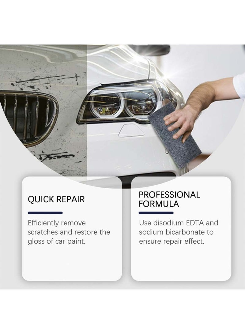 Homonth Nano Sparkle Cloth Car Polish Scratches Remover,6PCS Multi-Purpose Nano Magic Cloth Easy to Repair Small Scratched Water Spots Scratch Car Remover for All Car - Image 4