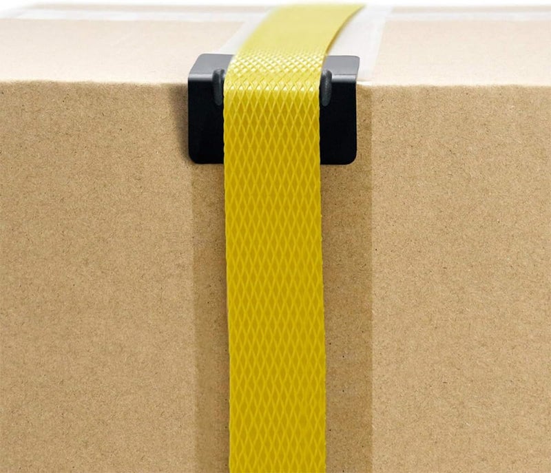 100pcs Black Plastic Packing Edge Protectors 25mm Thickened L-shaped Corner Guards for Cardboard Boxes, Reinforced Packaging Corner Protectors for Shipping and Furniture Wrapping - Image 5