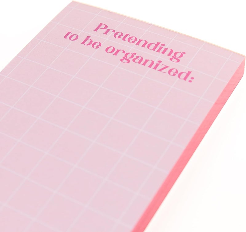 Graphique Pretend Magnetic Notepad, 100 Tear-Away Sheets for Grocery, Shopping & To-Do Lists, Writing Pad for Fridge, Kitchen, Office - Image 1