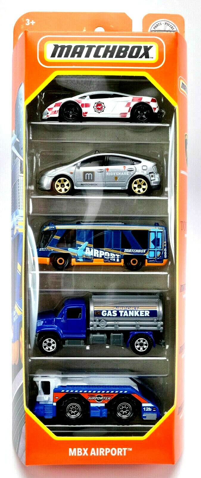 Matchbox MBX Airport 5 Pack 164 Scale Vehicles - Image 2