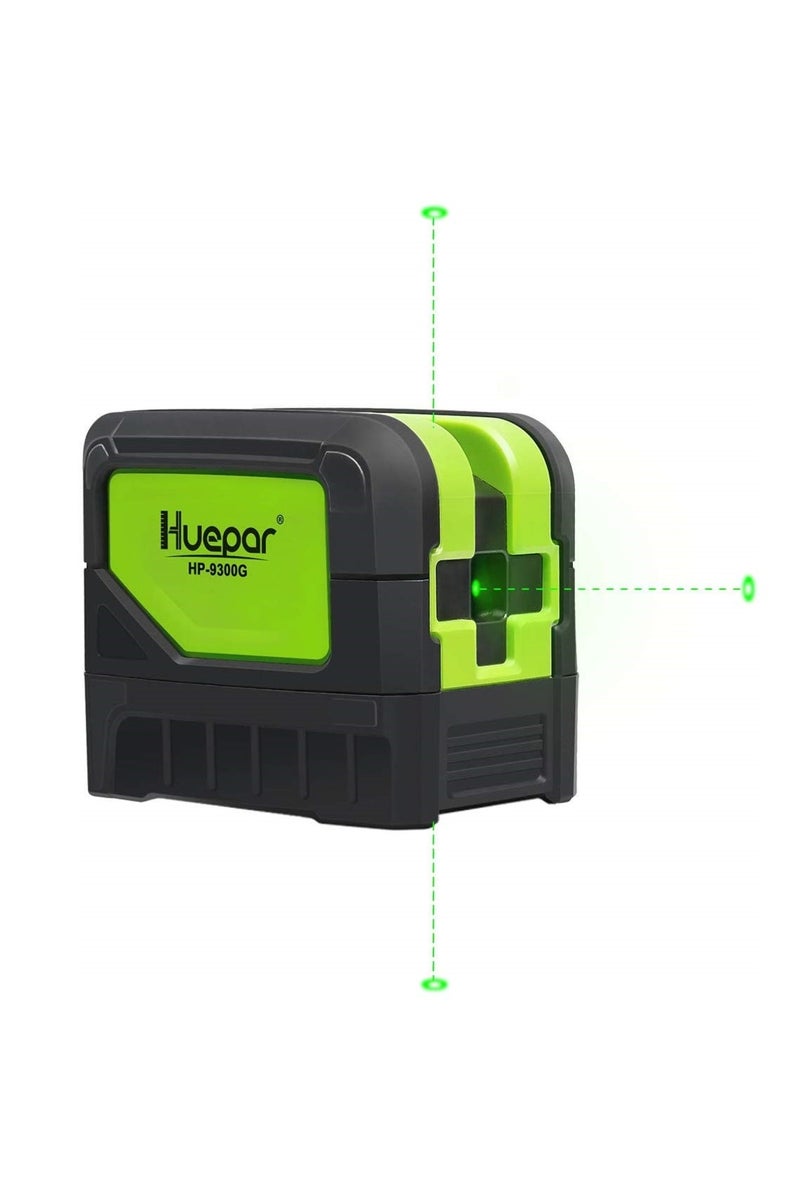 erorex Huepar 9300G 3 Point Laser Self leveling Green Beam Laser Level with Plumb Spots for Soldering an... - Image 1