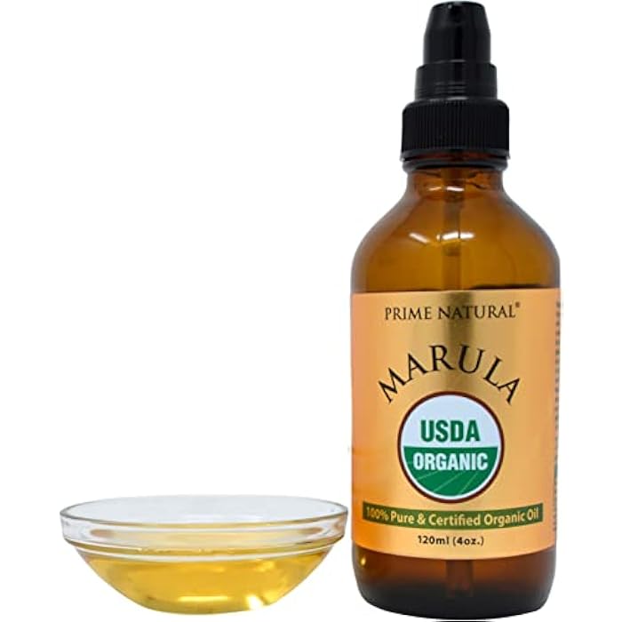 PRIME NATURAL Organic Marula Oil 4oz/120ml - USDA Certified - Cold Pressed, Unrefined, Virgin - 100% Pure, Natural, Vegan, Best for Face, Body, Hair, Nails, Skin Care - Image 4