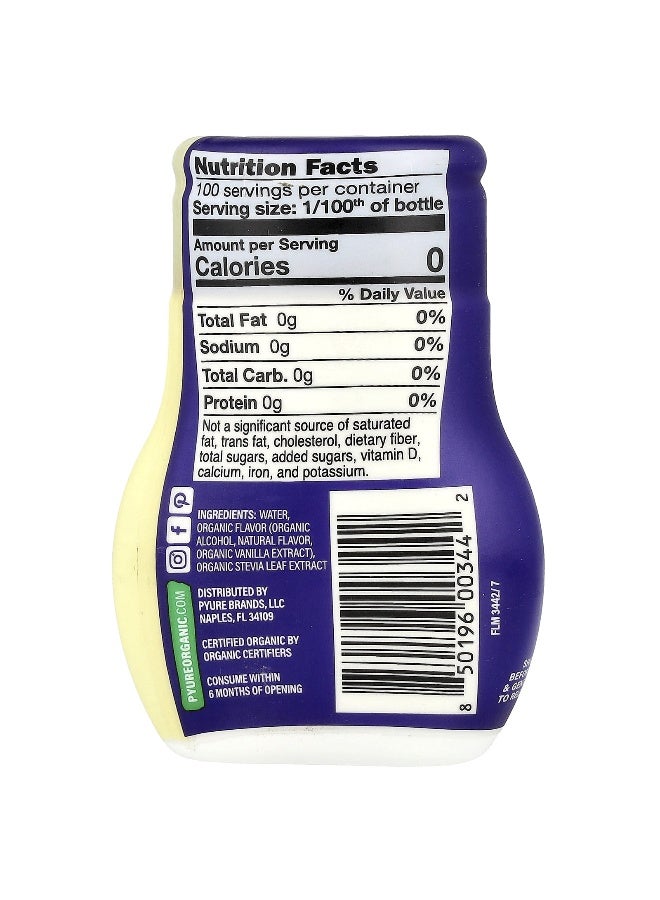 Pyure, Organic Sweetener, Vanilla, 1.8 fl oz (53 ml)
