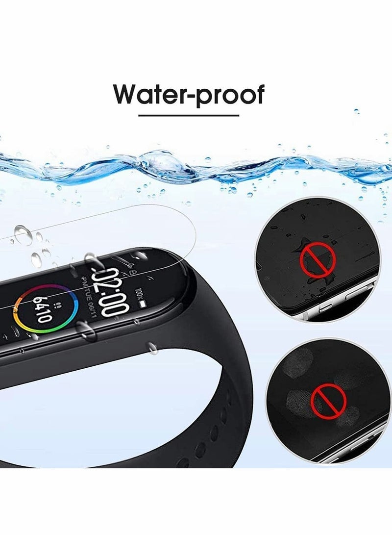 KASTWAVE Protective film, Compatible with Xiaomi Mi Smart Band 6, Full Cover/Bubble Free/Touch Sensitive/Anti-Scratch/Not Glass Film(4PCS) - Image 3