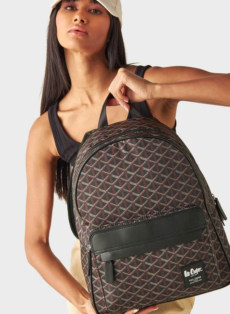 Lee Cooper Top Handle Logo Backpack