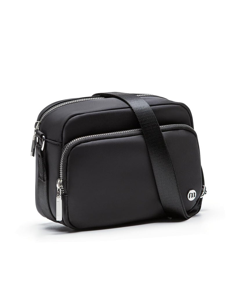 MEXS Small Crossbody Bags for Women, Mini Casual Cross Body Bag Travel Purse, Adjustable Strap Shoulder Handbags Wallet, Everyday Purse for Travel Hiking (Black) - Image 1