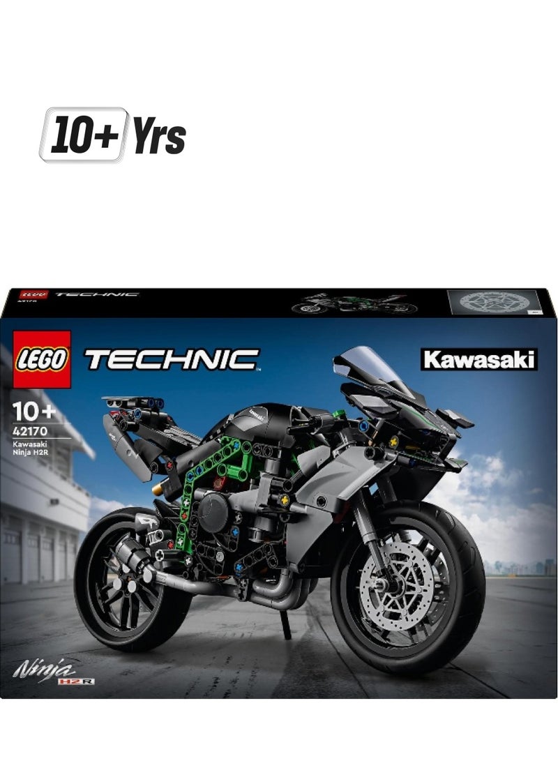 LEGO Technic Kawasaki Ninja H2R Motorcycle Set 42170 Building Toy Set (643 Pieces)  - Image 1