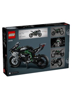 LEGO Technic Kawasaki Ninja H2R Motorcycle Set 42170 Building Toy Set (643 Pieces)  - Image 2