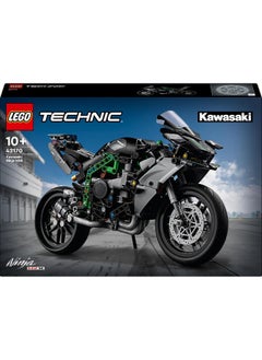 LEGO Technic Kawasaki Ninja H2R Motorcycle Set 42170 Building Toy Set (643 Pieces)  - Image 1
