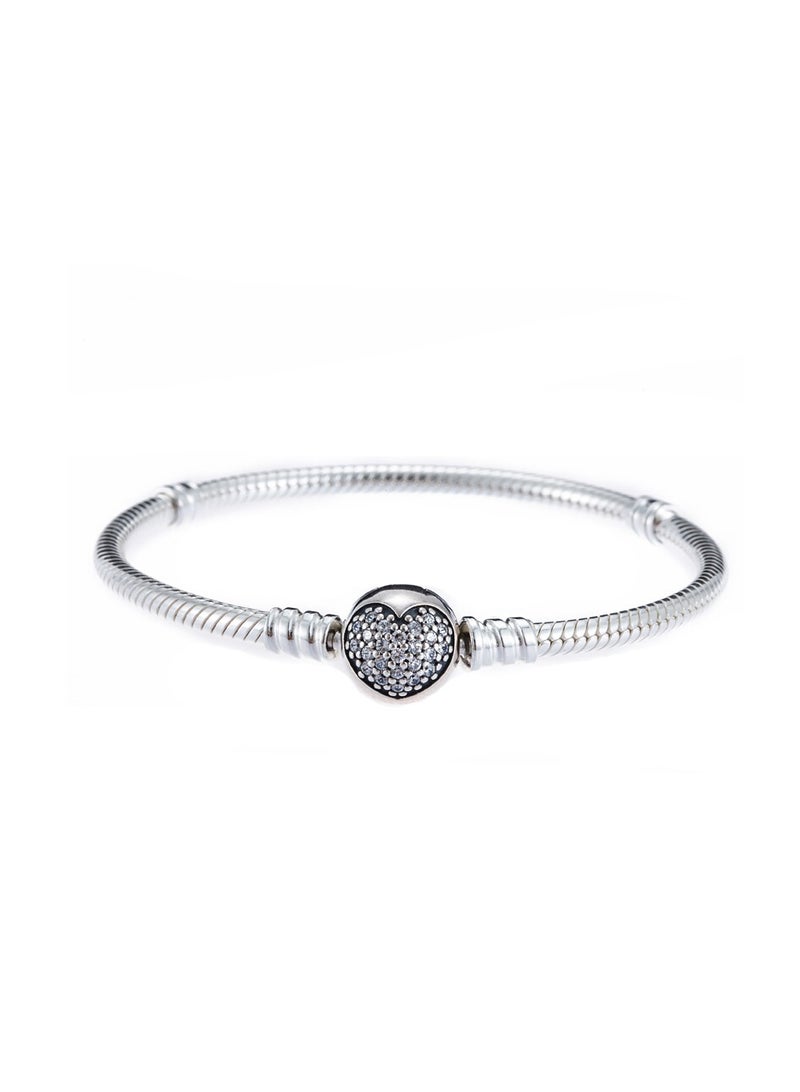 Classic Silver Bracelets Can be paired with different pendants for DIY gift boxes  - Image 1