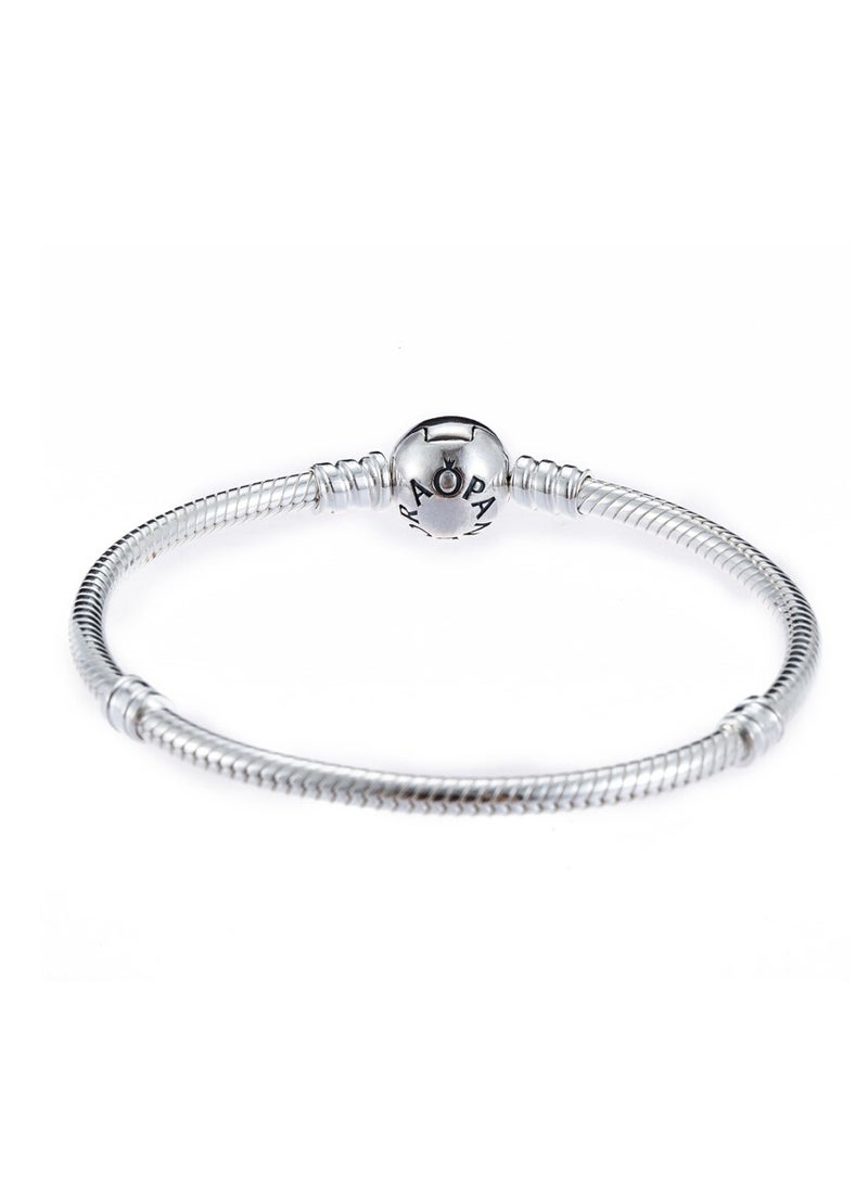 Classic Silver Bracelets Can be paired with different pendants for DIY gift boxes  - Image 3