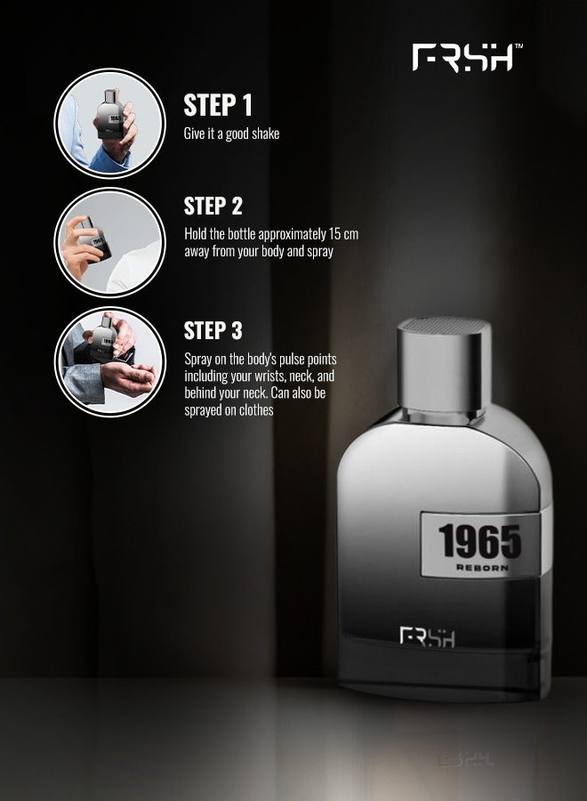 FRSH 1965 ماء عطر - بارفان للرجال | ريبورن | عطر فاخر للرجال | 100 مل - Image 5
