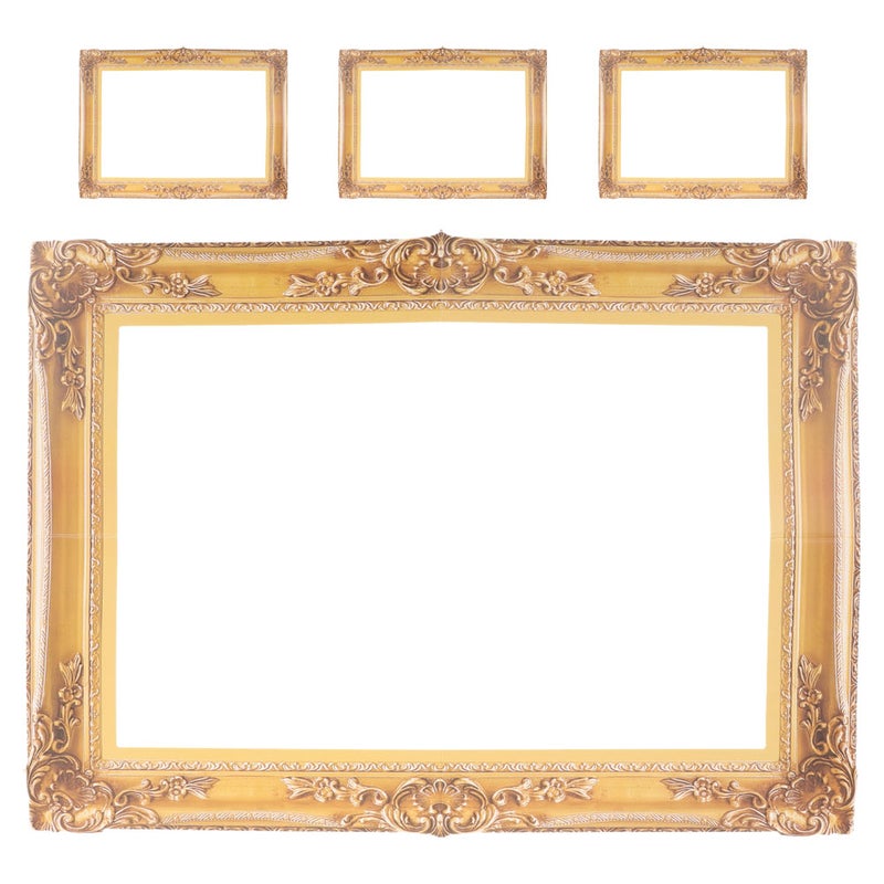 4pcs Wedding Photo Booth Props: Handheld Large Paper Picture Frames For Romantic Wedding Photos - Party Decoration Selfie Accessories - Image 5