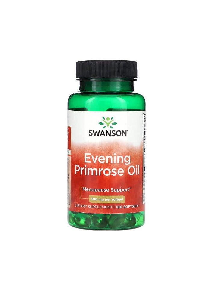 SWANSON Evening Primrose Oil, 500 mg , 100 Softgels