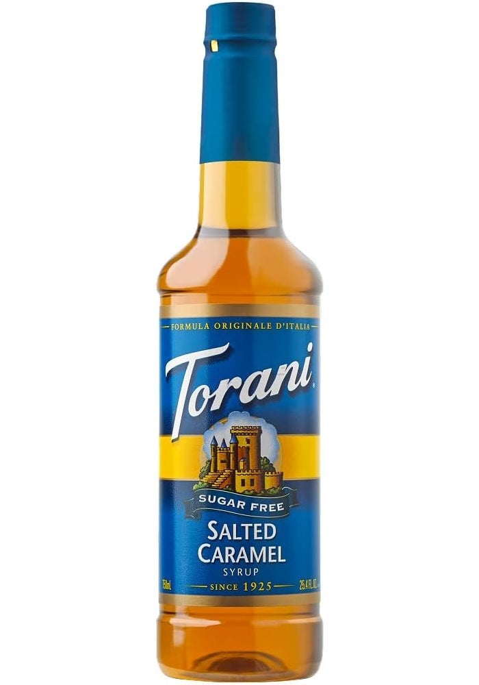 Torani Sugar Free Salted Caramel Syrup - 750ml - Image 1
