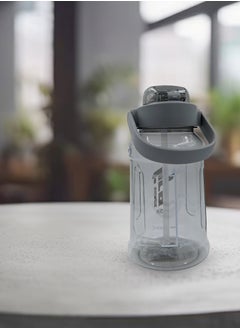 Generic Premium 1.5L Water Bottle with White Typography (Detachable Straw)  - Image 5
