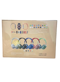 Raxoom Headset with Smart Watch Ultra with 7 Straps Full Touch Color Screen Bluetooth Calling Health and Sports Smartwatch Multicolor  - Image 4