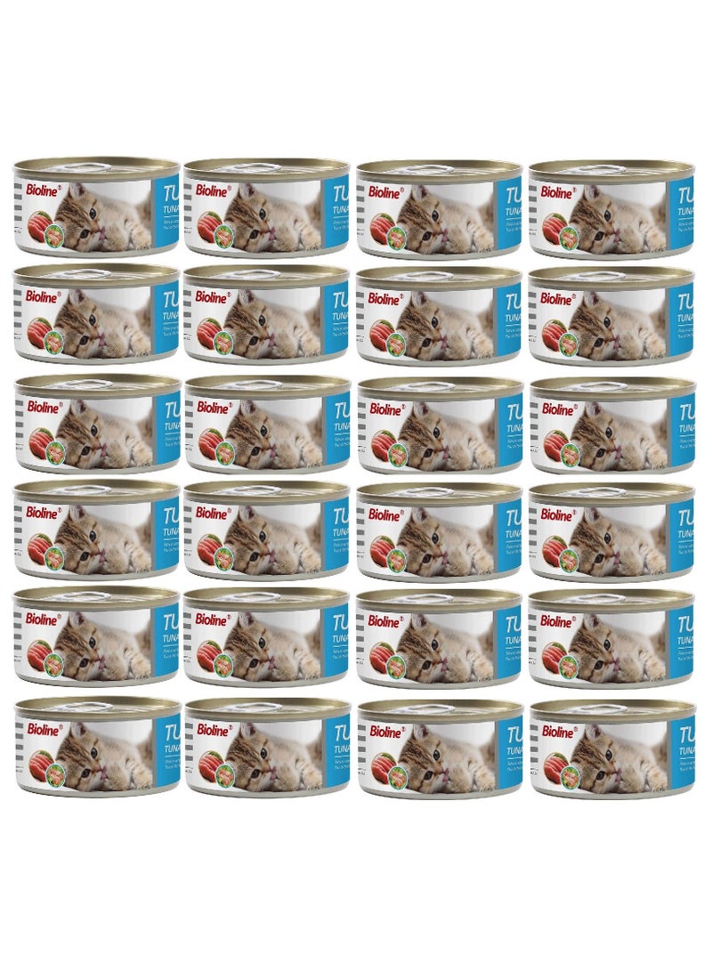 Bioline Tuna With Shrimp Cat Wet Food 24X80g