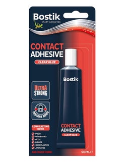 Bostik Contact Adhesive Clear Glue 50ml Content  - Image 1