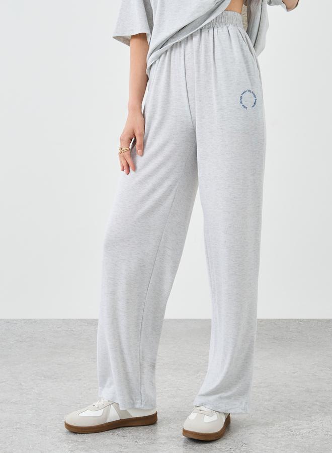 Take Two Styli Slogan Print Oversized T-Shirt and Joggers Co-Ords - Image 5