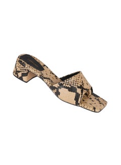CARRANO Carrano Ladies Open Mule Classic Straight Heel Leather Python 155350 Cab0942  - Image 1