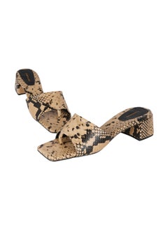 CARRANO Carrano Ladies Open Mule Classic Straight Heel Leather Python 155350 Cab0942  - Image 2