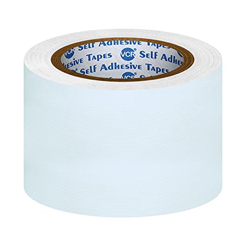 VCR White Duct Tape - 18 Meters in Length 72mm / 3" Width - 1 Roll Per Pack - Strong Book Binding Tape - Waterproof Heavy Duty Duct Tape - Image 1