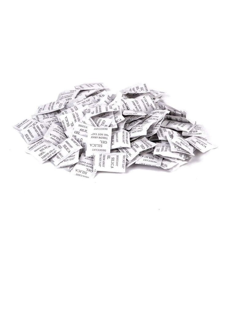 Generic 1g Pkt Non-toxic Pure Silica Gel Desiccant Damp Dehumidifier Room Kitchen Clothes Food Storage Moisture Absorber Bags (10Pcs Pkt)  - Image 3
