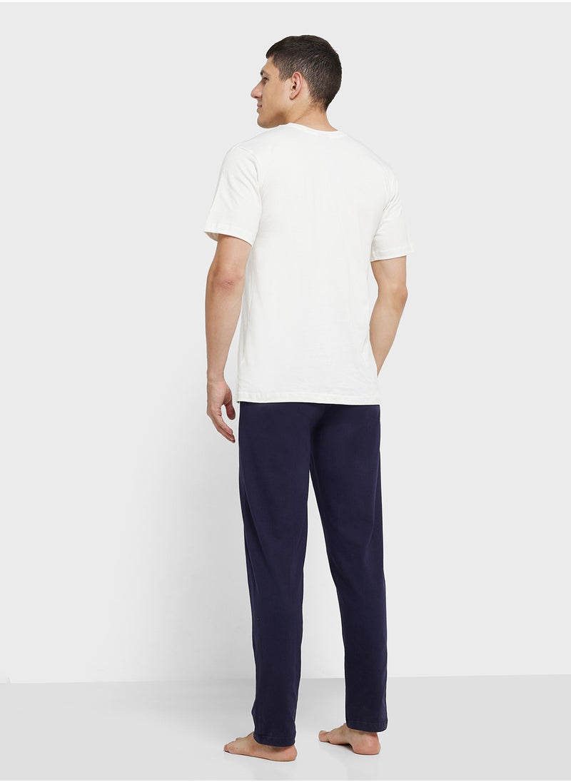 Seventy Five Nightwear T-Shirt & Pants Sets  - Image 2