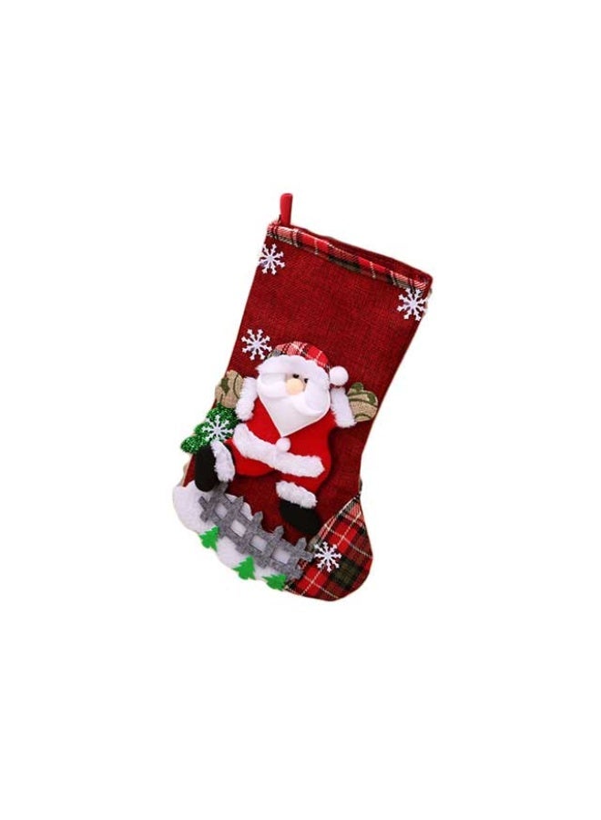Christmas Stockings, Red Santa-31x19cm, China